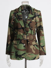 Load image into Gallery viewer, “Camo See 👀 Me” Blazer Jacket - Alabaster Box Boutique