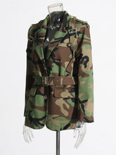 Load image into Gallery viewer, “Camo See 👀 Me” Blazer Jacket - Alabaster Box Boutique