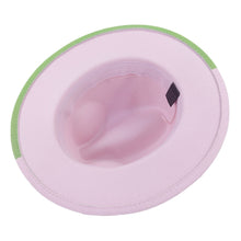 Load image into Gallery viewer, The “PEARLfect Pink & Green 💕💚” Fedoras - Alabaster Box Boutique