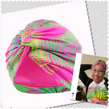 Load image into Gallery viewer, “Leafy 🍃 Greens” Head Wrap Turban - Alabaster Box Boutique