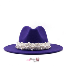Load image into Gallery viewer, The PEARLfect ⚪️ Fedora Hat - Alabaster Box Boutique