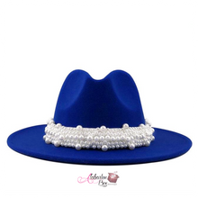 Load image into Gallery viewer, The PEARLfect ⚪️ Fedora Hat - Alabaster Box Boutique