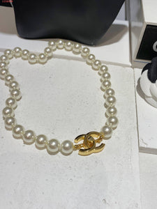 CC ⚪️ Single Strand Pearl Necklace