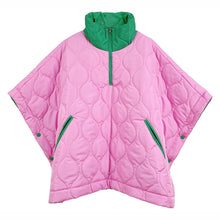 Load image into Gallery viewer, “Pretty Girl 💕💚 Checkered &amp; Houndstooth Poncho