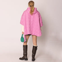 Load image into Gallery viewer, “Pretty Girl 💕💚 Checkered &amp; Houndstooth Poncho