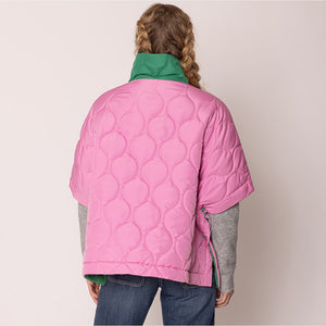 “Pretty Girl 💕💚 Checkered & Houndstooth Poncho
