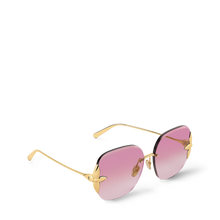 Load image into Gallery viewer, LV 🕶️ Flower Edge Metal Square Sunglasses