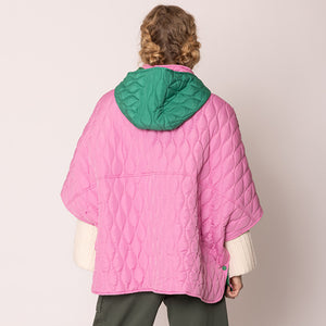“Pretty Girl 💕💚 Checkered & Houndstooth Poncho