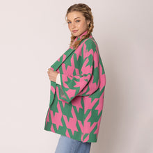 Load image into Gallery viewer, “Pretty Girl 💕💚 Houndstooth &amp; Tile Pattern Print Cardigans” Pre-Order