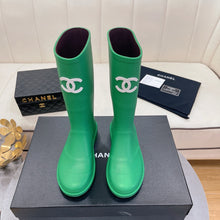Load image into Gallery viewer, CC- Rain 💚💜💛🖤 Boots
