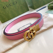 Load image into Gallery viewer, GG 💕💚 Pink Belt (Silver or Gold Trim)