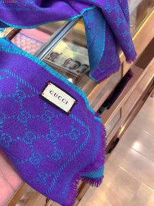 GG-Monogram 💖Two-Tone 💜💙 Scarves
