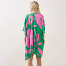 Load image into Gallery viewer, “Pretty Girl Floral 💞💚 Light-Weight" Kimono Poncho - Alabaster Box Boutique