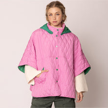 Load image into Gallery viewer, “Pretty Girl 💕💚 Checkered &amp; Houndstooth Poncho