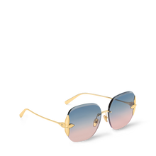 Load image into Gallery viewer, LV 🕶️ Flower Edge Metal Square Sunglasses