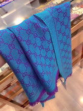 Load image into Gallery viewer, GG-Monogram 💖Two-Tone 💜💙 Scarves