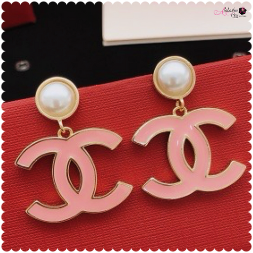 CC💕 Light Pink & Pearl Earrings
