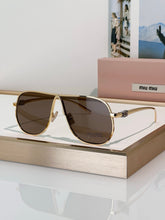 Load image into Gallery viewer, Mui Mui 🕶️ Aviator Sunglasses - Alabaster Box Boutique