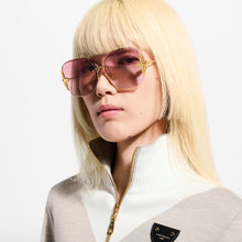 Load image into Gallery viewer, LV 🕶️ Flower Edge Metal Square Sunglasses