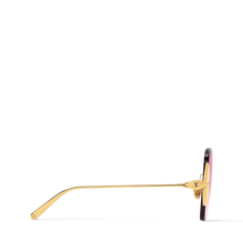 Load image into Gallery viewer, LV 🕶️ Flower Edge Metal Square Sunglasses