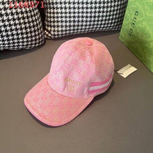 Load image into Gallery viewer, GG- Pink Monogram 💗 Stripe Baseball Cap