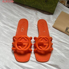 Load image into Gallery viewer, GG 💕🧡🖤🤍💚 Interlocking G Slide Sandal