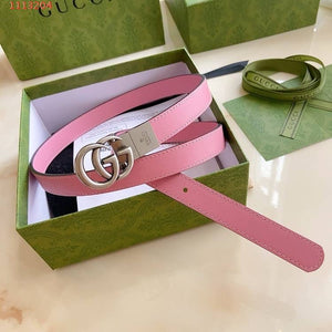 GG 💕💚 Pink Belt (Silver or Gold Trim)