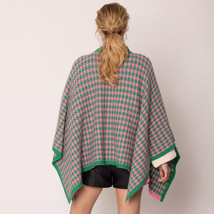 “Pretty Girl 💕💚 Checkered & Houndstooth Ponchos & Cape”- Pre Order