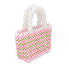 Load image into Gallery viewer, Pearl ⚪️ Pink 💕💚 Green&quot; Tote Bag