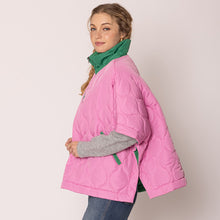 Load image into Gallery viewer, “Pretty Girl 💕💚 Checkered &amp; Houndstooth Poncho