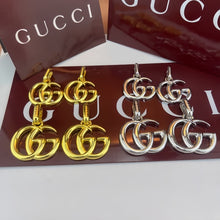 Load image into Gallery viewer, GG 💛 🩶 Marmont Necklace &amp; Earrings