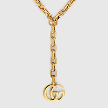 Load image into Gallery viewer, GG 💛 🩶 Marmont Necklace &amp; Earrings
