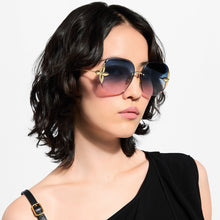 Load image into Gallery viewer, LV 🕶️ Flower Edge Metal Square Sunglasses