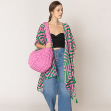 Load image into Gallery viewer, &quot;Pretty Girl Geo 💞💚 Light-Weight&quot; Kimono Poncho