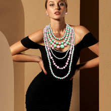 Load image into Gallery viewer, The “suPEARLative  💕💚 Necklace”
