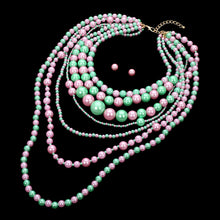 Load image into Gallery viewer, The “suPEARLative  💕💚 Necklace”