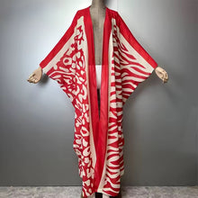 Load image into Gallery viewer, The Greek 💕💚❤️🐘💙🕊️💙🐩 Kimono