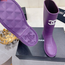 Load image into Gallery viewer, CC- Rain 💚💜💛🖤 Boots