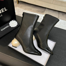 Load image into Gallery viewer, CC- Pearl ⚪️ Heel Boots (Short &amp; Tall Version)