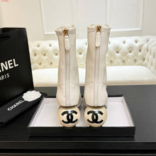 Load image into Gallery viewer, CC- Pearl ⚪️ Heel Boots (Short &amp; Tall Version)