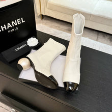 Load image into Gallery viewer, CC- Pearl ⚪️ Heel Boots (Short &amp; Tall Version)