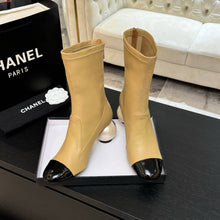 Load image into Gallery viewer, CC- Pearl ⚪️ Heel Boots (Short &amp; Tall Version)
