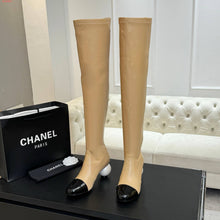 Load image into Gallery viewer, CC- Pearl ⚪️ Heel Boots (Short &amp; Tall Version)