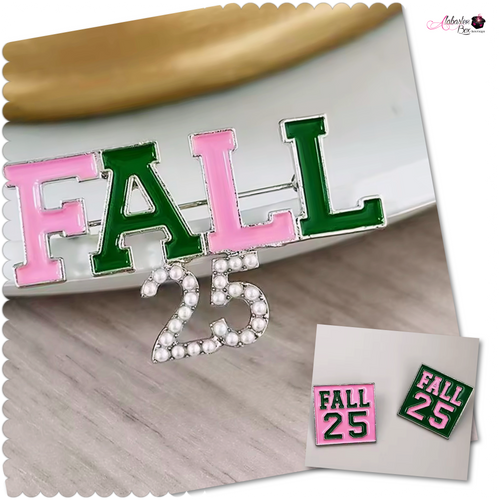 Greek Sorority Lapel Pin Brooches Fall ‘25💕🐸