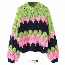 Load image into Gallery viewer, The “Pretty 💕💚 Housewife” Knit Sweater