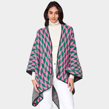 Load image into Gallery viewer, Pretty Girl Geo 💞💚 Poncho