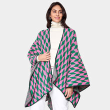 Load image into Gallery viewer, Pretty Girl Geo 💞💚 Poncho