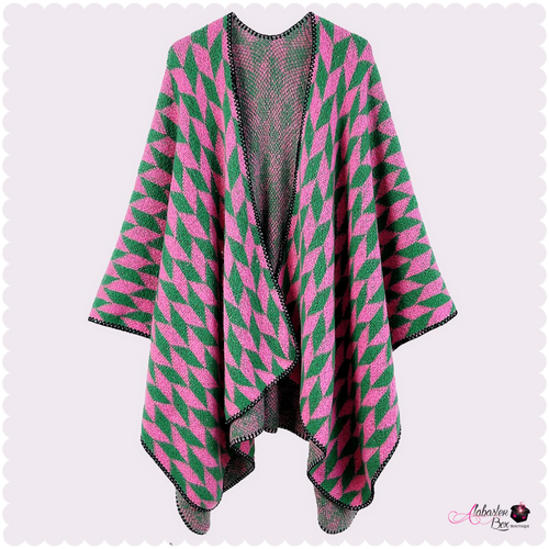Pretty Girl Geo 💞💚 Poncho