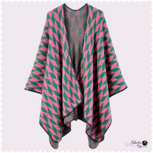 Pretty Girl Geo 💞💚 Poncho