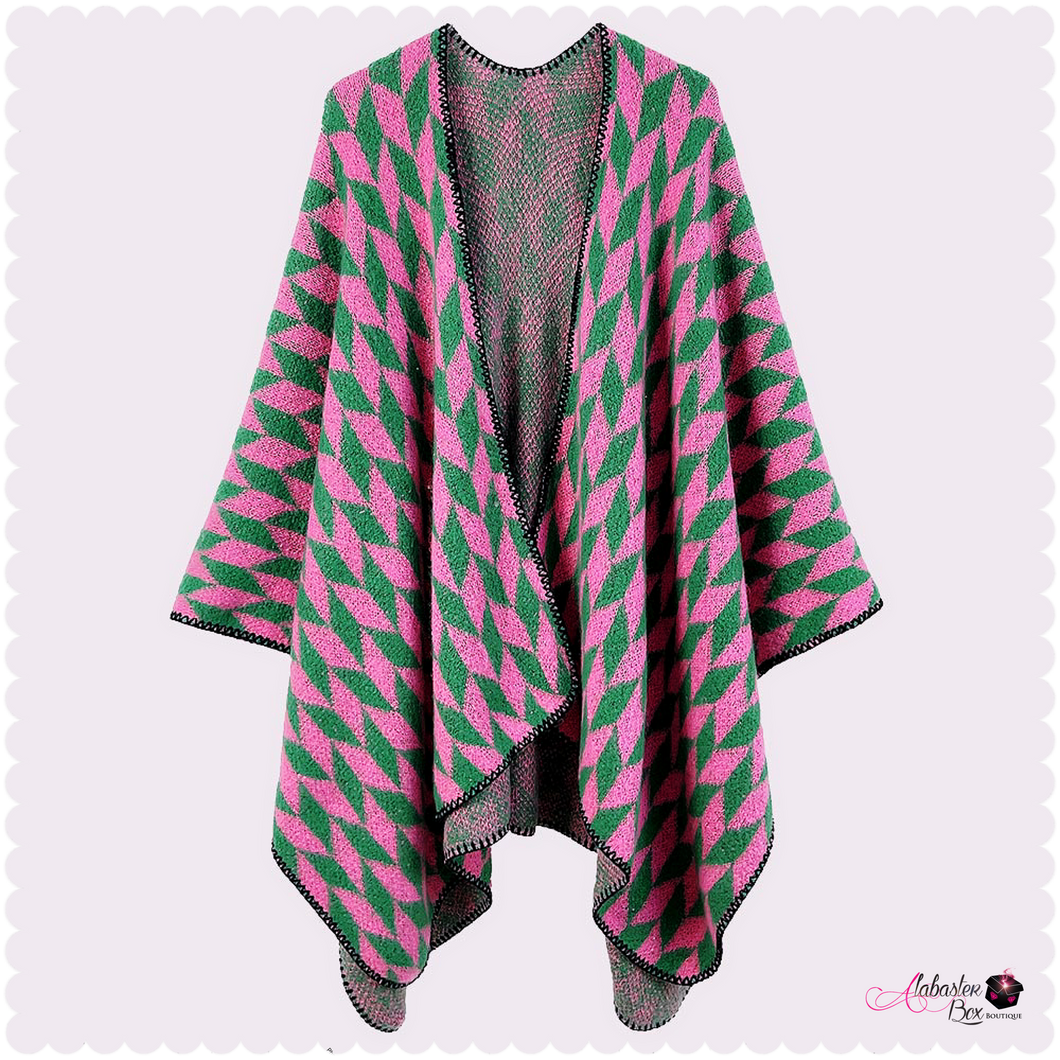 Pretty Girl Geo 💞💚 Poncho